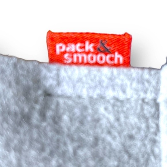 Pack & Smooch Wool and Leather Gray Tablet Case 10.5” x 8” - Picture 4 of 9